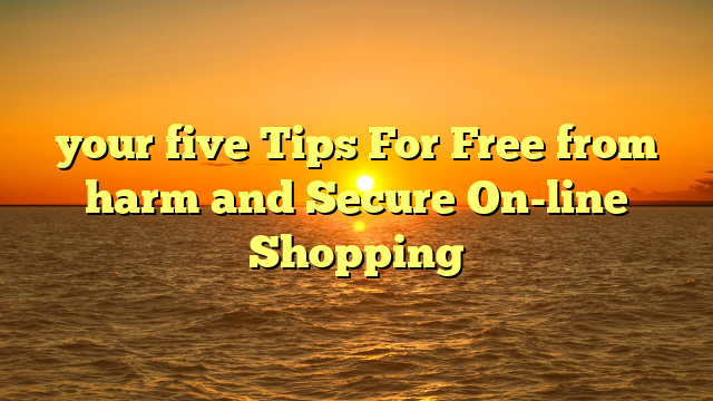 your five Tips For Free from harm and Secure On-line Shopping