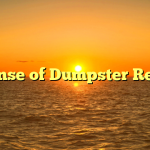 Expense of Dumpster Rentals